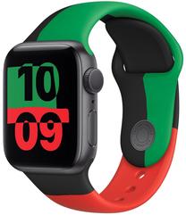 Viedais pulkstenis Apple Watch Series 6 GPS 40mm Aluminum Black Unity Edition, grafīta krās.