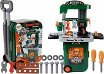 Детский набор инструментов Lean Toys Tools Little Lugagge, многоцветный