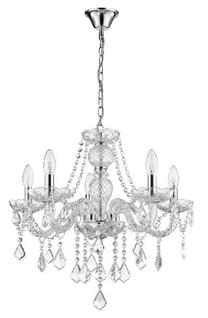 Šviestuvas kabinamas Light Prestige Cristallo, E14, 5 x 60 W