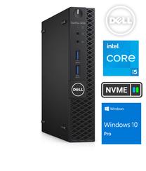Stacionarus kompiuteris Dell OptiPlex, atnaujintas i5-7500T, 256 GB, DDR4-SDRAM 16 GB, SSD 256 GB, Intel HD Graphics 630 Dynamic, Windows 10 Pro 3050 Micro
