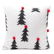 Kalėdinis dekoratyvinės pagalvėlės užvalkalas Homla Belly 828077, balta/raudona/žalia, 45 cm x 45 cm