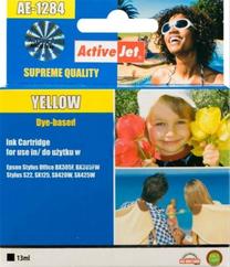 Rašalinio spausdintuvo kasetė ActiveJet Supreme AE-1284N (AE-1284), geltona sp., 13 ml