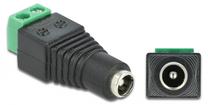 Адаптер Delock DC - 2-Pin-Terminalblock 65421 DC, 2-Pin-Terminalblock, черный цв.