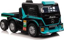 Vaikiškas elektrinis sunkvežimis Lean Toys Mercedes 4245, mėlyna sp./juoda sp.