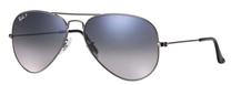 Sportiniai akiniai nuo saulės Ray-Ban Aviator Gradient RB3025 004/78 58-14, 58 mm, mėlyna sp./pilka sp.