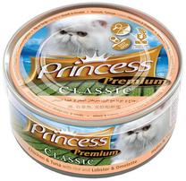 Mitrā kaķu barība Princess, zivs, 0.17 kg