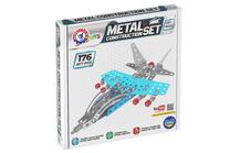 Конструктор Technok Metal Plane 4937, 176 шт., серебристый цв.