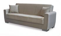 Sofa-lova Hanah Home Simena 3-Seat, kreminė sp., 75 x 210 cm x 80 cm