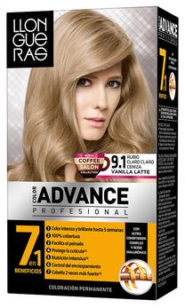 Matu krāsa Llongueras Color Advance, light blond clear ash krās., Light Blond Clear Ash 9.1, 125 ml