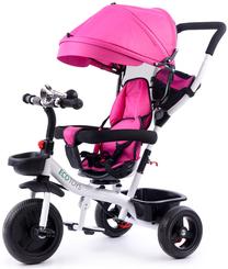 Triratukas EcoToys Tricycle YM-BT, rožinė sp.
