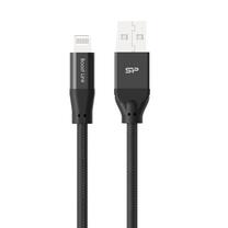 Провод Silicon Power SP1M0ASYLK35AL1K USB 2.0, USB-C, 1 м, черный цв.