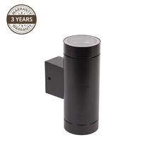 Õue seinavalgusti Domoletti EL-413, 35W, GU10, IP44, must v., 7.5 cm x 20 cm