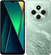 Mobilais telefons Poco C75, 128 GB, zaļa krās.