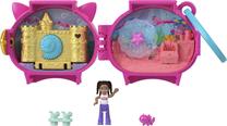 Figūrėlių rinkinys, su priedais Polly Pocket Pet Connects Axolotl, rožinė sp.
