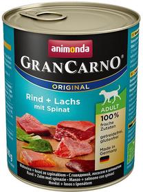 Влажный корм для собак Animonda GranCarno, говядина/овощи/лосось, 0.8 кг