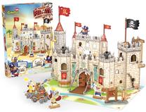 3D dėlionė Cubicfun Pirate Knight Castle P833H, 45.5 cm x 28 cm, įvairių spalvų