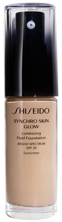 Skystas makiažo pagrindas Shiseido Synchro Skin Glow, SPF 20, n3 neutral, 30 ml