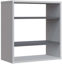 Konsolinis staliukas Kalune Design Harper, antracito sp./balta sp., 30 cm x 60 cm x 65 cm