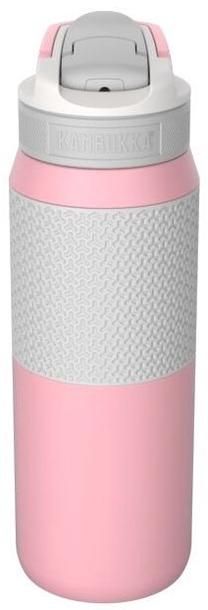 Ūdens pudele Kambukka Lagoon Insulated, balta krās./rozā krās., plastmasa/tērauds, 0.75 l