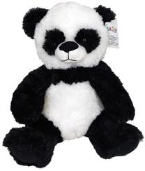 Pliušinis žaislas Axiom Panda Wanda 50465, balta sp./juoda sp., 33 cm