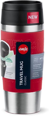 Termopuodelis Emsa Travel Mug Classic, 0.36 l, raudona sp.