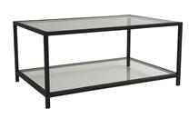 Kavos staliukas Kalune Design Astro S400, juoda sp./pilka sp., 90 cm x 60 cm x 40 cm