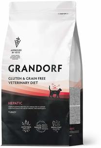 Kuiv kassitoit Grandorf Hepatic GVCD0702, kalkun, 2 kg