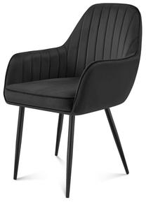 Valgomojo kėdė Mark Adler Prince 6.0, matinė, juoda sp., 48 cm x 58.5 cm x 85.5 cm
