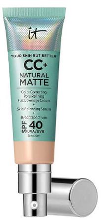 CC veido kremas IT Cosmetics Natural Matte, SPF 40, fair light, 32 ml