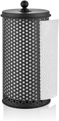 Virtuvės rankšluosčių laikiklis Foutastic, 14 cm x 14 cm x 30 cm, cinkuotasis plienas, balta sp.