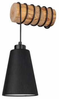 Valgusti seinale Spot-Light Trabo Carlos, E27, 1 x 25 W, must v. / pruun v., 14.5 x 18.5 cm