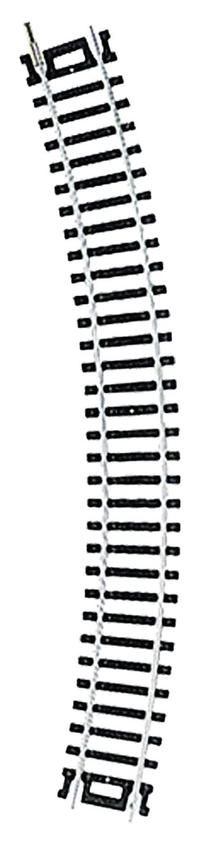 Железнодорожные рельсы Mehano Blister Curved Track 30˚ R 457,2mm 4pcs, черный цв.