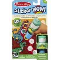 Lipdukai, rinkinys Melissa & Doug Sticker WOW! Dinosaur, mėlyna sp./žalia sp.