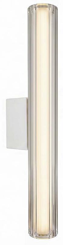 Šviestuvas sieninis Light Prestige Linea LP-0510/1W-45 WH, LED, 3000 - 6000 °K, 1 x 8 W, skaidri sp. / balta sp.