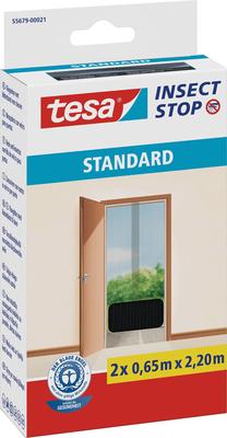 Tinklelis nuo vabzdžių Tesa Insect Stop Standard 55679, juoda sp., 220 cm x 65 cm