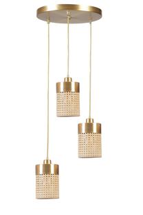 Valgusti rippuv Opviq Chandelier Zeus 8704-3, E27, kuldne v. / kuldne v.