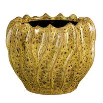 Цветочный горшок Mica Thom 1173929, керамика, Ø 31 см, желтый цв.
