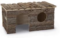 Dzīvnieku māja grauzējiem Beeztees Forest Royal Log Cabin, 40 cm x 23 cm x 20 cm, brūna krās.