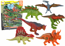 Figūrėlių rinkinys Lean Toys Dino Hunter Dino Park, 6 vnt., įvairių spalvų