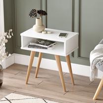 Kavos staliukas Kalune Design VT1-W, balta sp., 51.4 cm x 29.5 cm x 56.1 cm