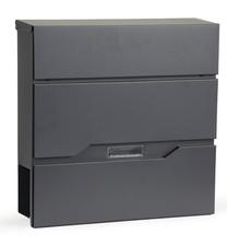 Pašto dėžutė ModernHome HPB932-33, antracito sp., 37 cm x 10.3 cm x 37 cm