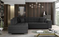 Kampinė sofa Pieretta Inari 96, tamsiai pilka sp., kairinė, 205 x 260 cm x 80 cm