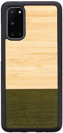 Чехол для телефона Man&Wood Bamboo Forest Galaxy S20, светло-коричневый цв./зеленый цв., Samsung