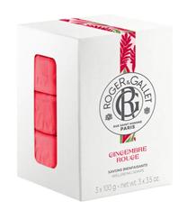 Muilas su glicerinu Roger & Gallet Gingembre Rouge, imbieras, 300 g, 3 vnt.