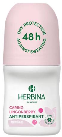 Dezodorants sievietēm Herbina Antiperspirant Caring Lingonberry, 50 ml