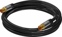 Vads Goobay Antenna Coax Female, Coax male, 10 m, melna krās.