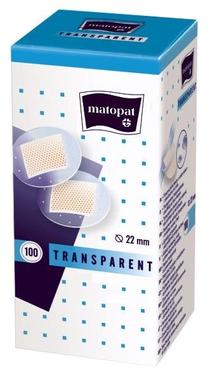 Pleistrai Matopat Transparent, 100 vnt.