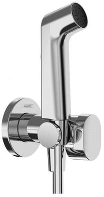 Prekė su pažeista pakuote. Bidė dušelio komplektas Hansgrohe 1jet S EcoSmart, chromo sp.