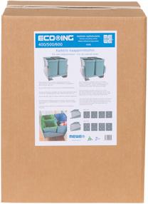 Atliekų rūšiavimo sistema Mever Ecoring, 2 x 10, 1 x 17 l, pilka sp.