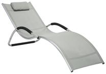 Lauko gultas Home4you Brigo 10028, pilka sp., 177 cm x 65 cm x 73 cm